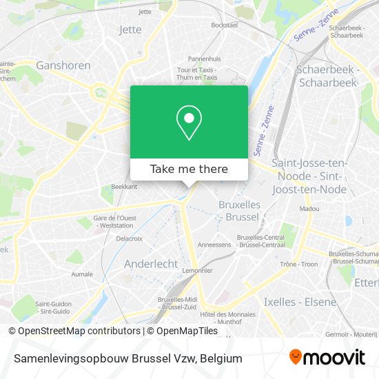 Samenlevingsopbouw Brussel Vzw plan