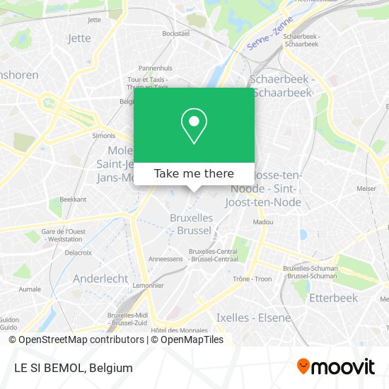 LE SI BEMOL map