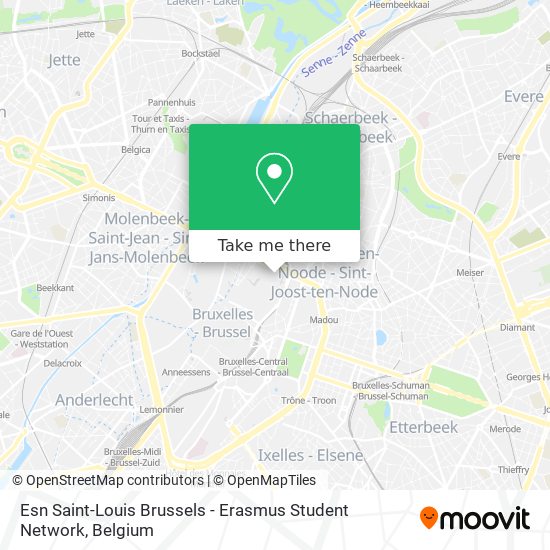 Esn Saint-Louis Brussels - Erasmus Student Network plan