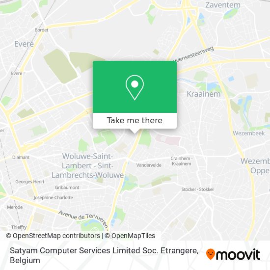 Satyam Computer Services Limited Soc. Etrangere map