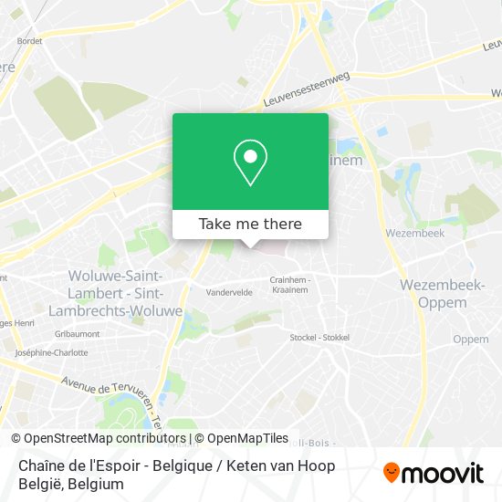 Chaîne de l'Espoir - Belgique / Keten van Hoop België map