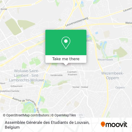 Assemblée Générale des Etudiants de Louvain plan