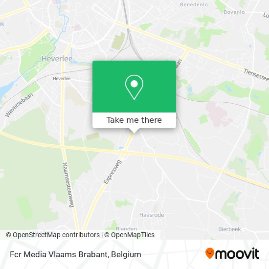 Fcr Media Vlaams Brabant map