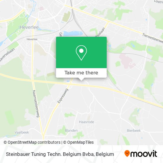 Steinbauer Tuning Techn. Belgium Bvba plan