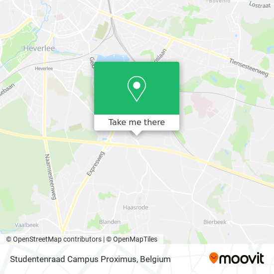 Studentenraad Campus Proximus map