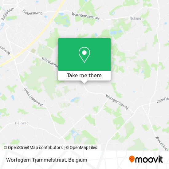 Wortegem Tjammelstraat plan