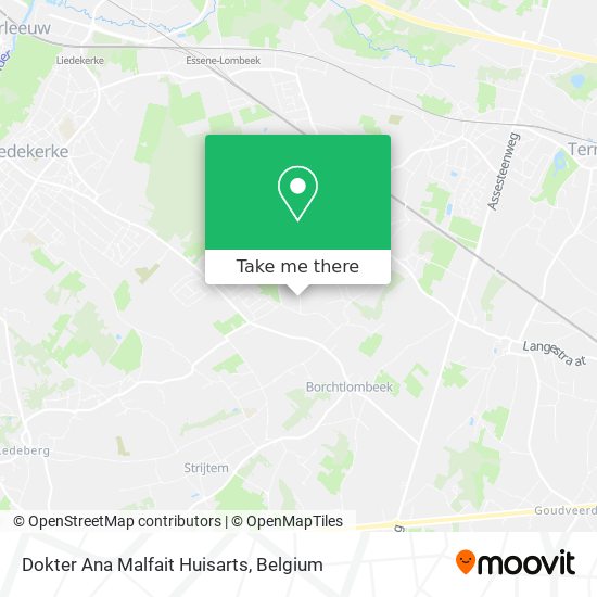 Dokter Ana Malfait Huisarts map