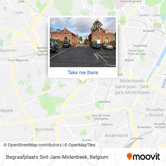 Begraafplaats Sint-Jans-Molenbeek plan