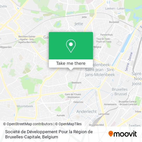 Société de Développement Pour la Région de Bruxelles-Capitale map