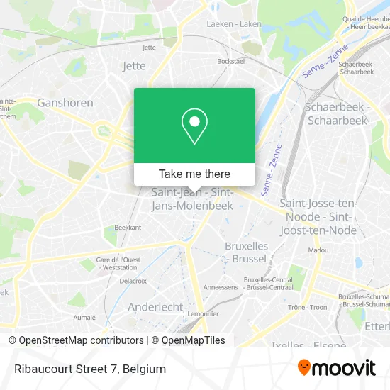 Rue de Ribaucourt 7 plan