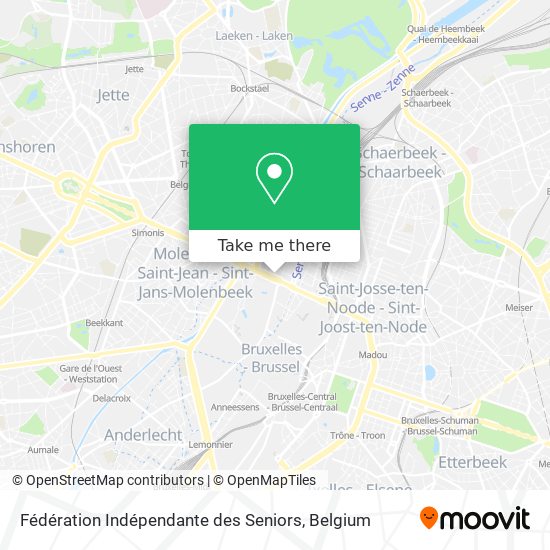 Fédération Indépendante des Seniors map