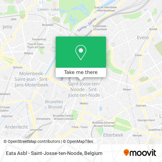Eata Asbl - Saint-Josse-ten-Noode plan
