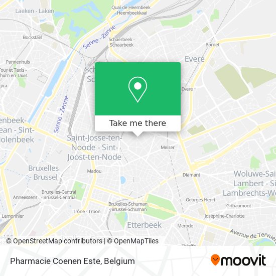 Pharmacie Coenen Este map
