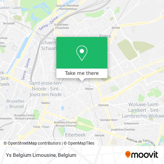 Ys Belgium Limousine map
