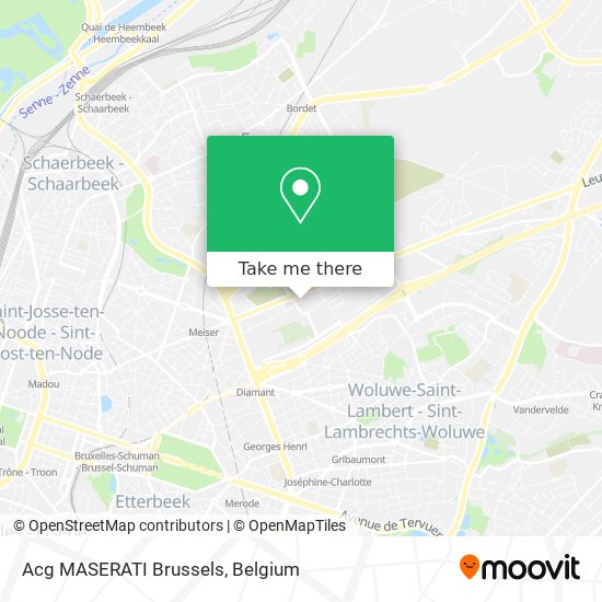 Acg MASERATI Brussels map