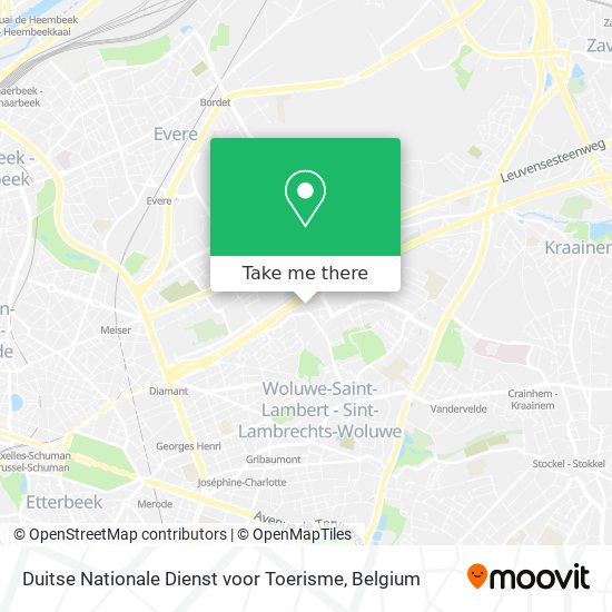 Duitse Nationale Dienst voor Toerisme map