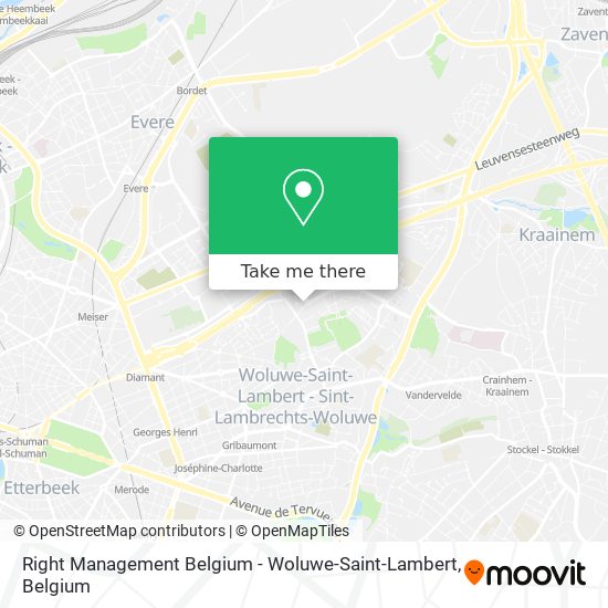 Right Management Belgium - Woluwe-Saint-Lambert plan