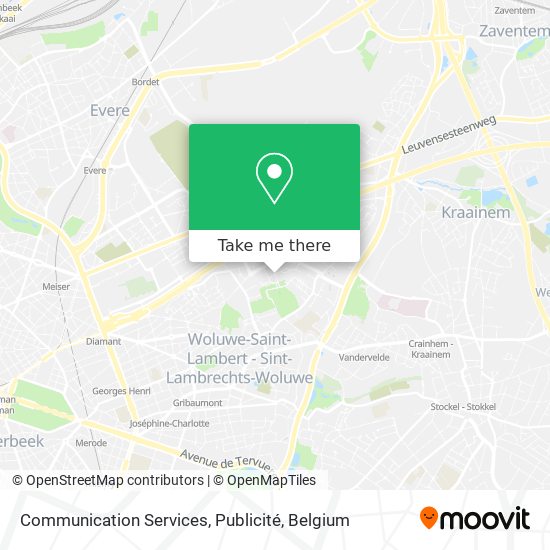 Communication Services, Publicité map