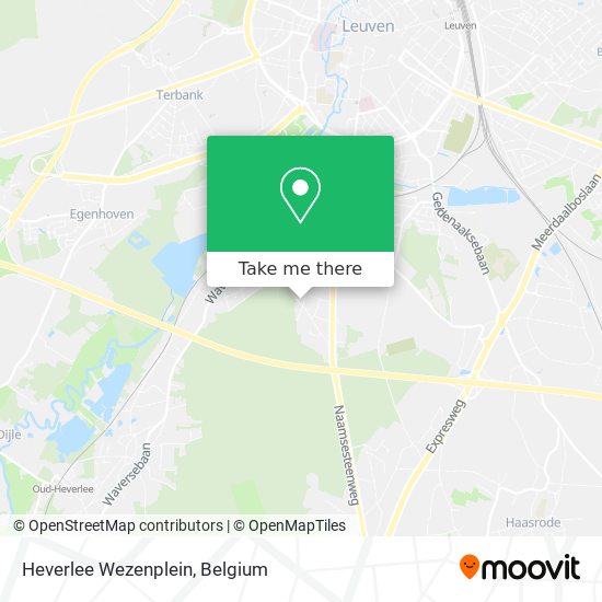 Heverlee Wezenplein map