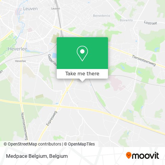 Medpace Belgium map