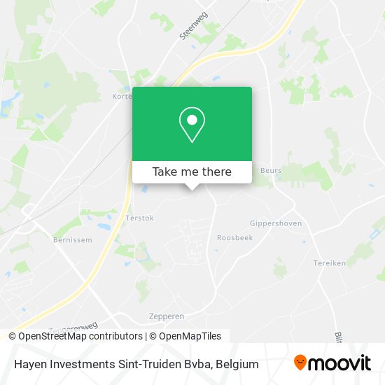 Hayen Investments Sint-Truiden Bvba map