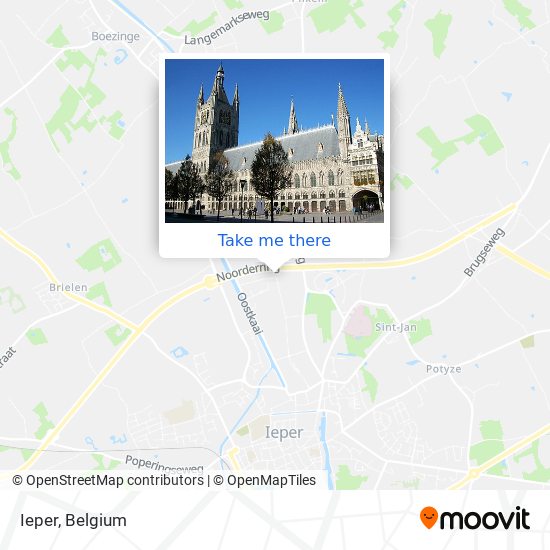 Ieper map