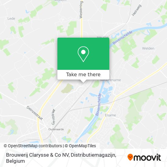 Brouwerij Clarysse & Co NV, Distributiemagazijn map