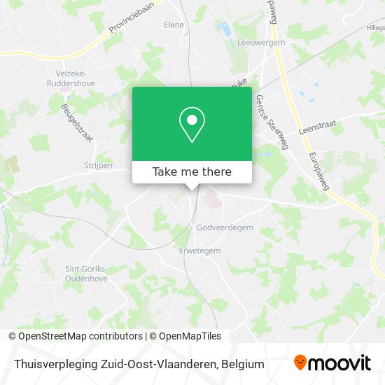 Thuisverpleging Zuid-Oost-Vlaanderen map