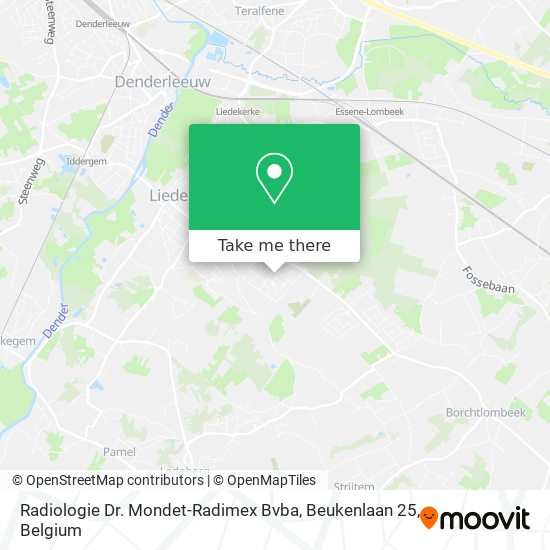 Radiologie Dr. Mondet-Radimex Bvba, Beukenlaan 25 map