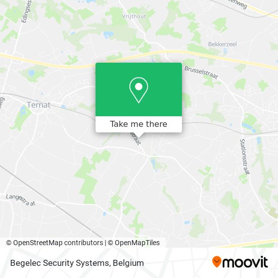 Begelec Security Systems map