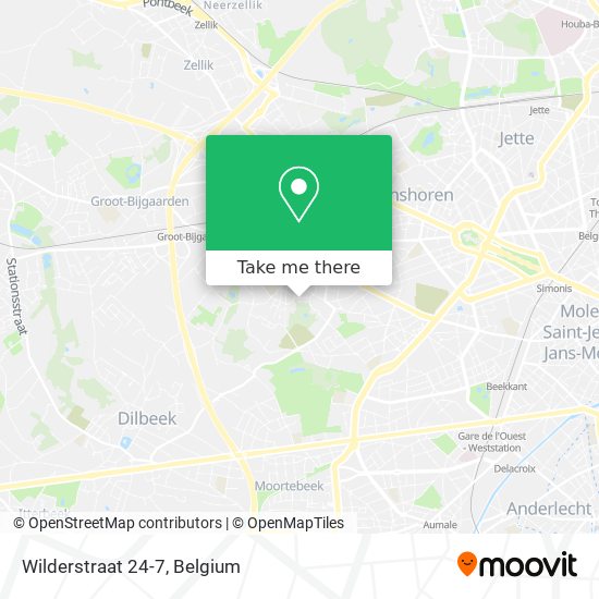 Wilderstraat 24-7 map