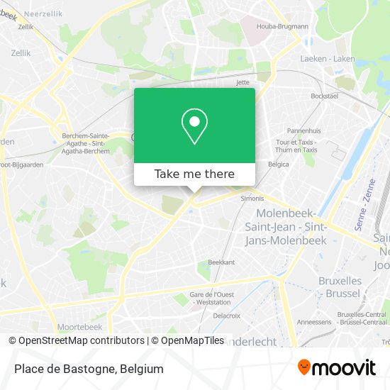 Place de Bastogne map
