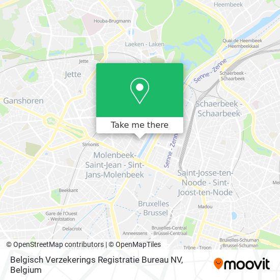 Belgisch Verzekerings Registratie Bureau NV map