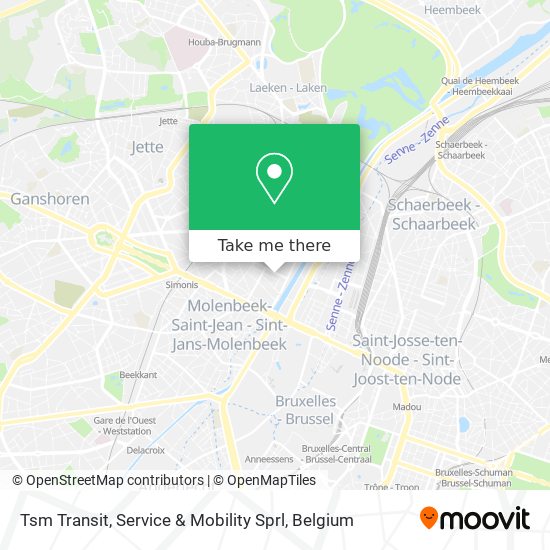 Tsm Transit, Service & Mobility Sprl map