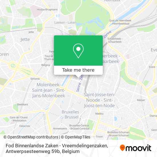 Fod Binnenlandse Zaken - Vreemdelingenzaken, Antwerpsesteenweg 59b map