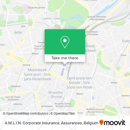 A.M.L.I.N. Corporate Insurance, Assurances map