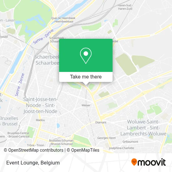 Event Lounge map