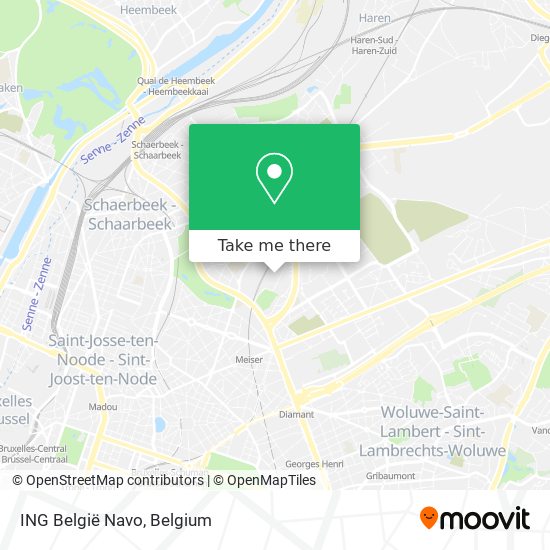 ING België Navo map