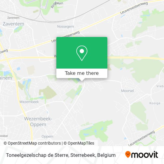 Toneelgezelschap de Sterre, Sterrebeek map