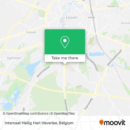 Internaat Heilig Hart Heverlee map