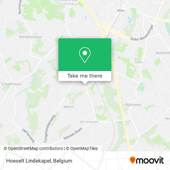 Hoeselt Lindekapel map