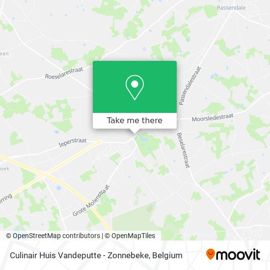 Culinair Huis Vandeputte - Zonnebeke map