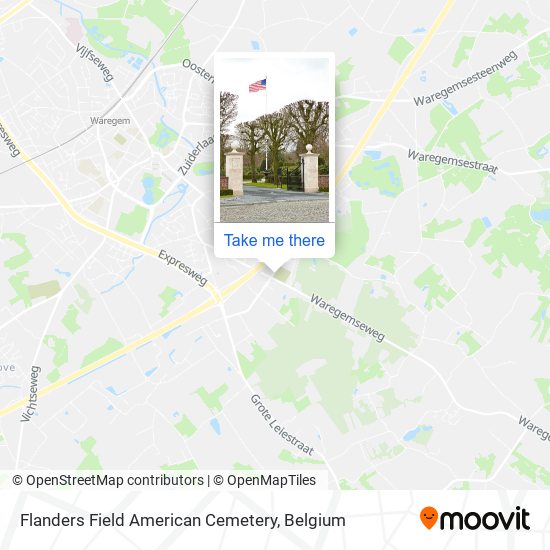 Flanders Field American Cemetery plan