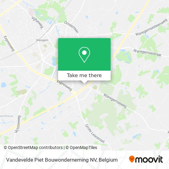 Vandevelde Piet Bouwonderneming NV map