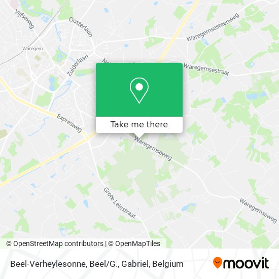 Beel-Verheylesonne, Beel / G., Gabriel map
