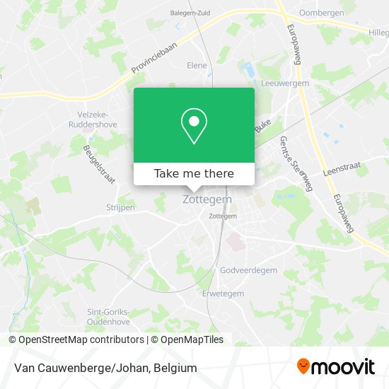 Van Cauwenberge/Johan map