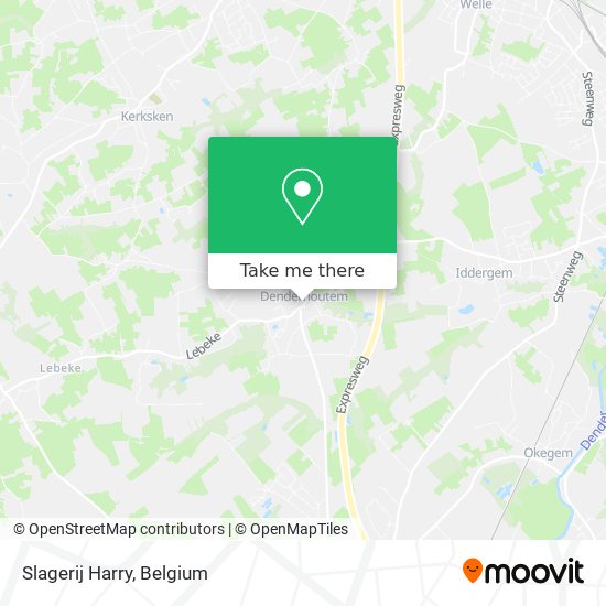 Slagerij Harry map