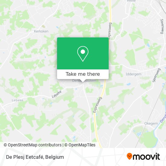 De Plesj Eetcafé map