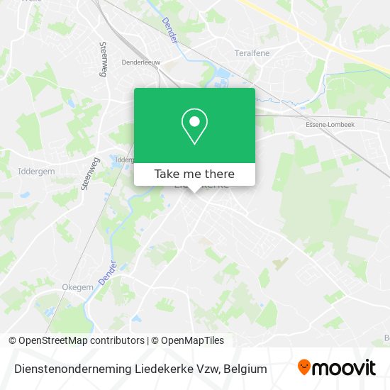 Dienstenonderneming Liedekerke Vzw map