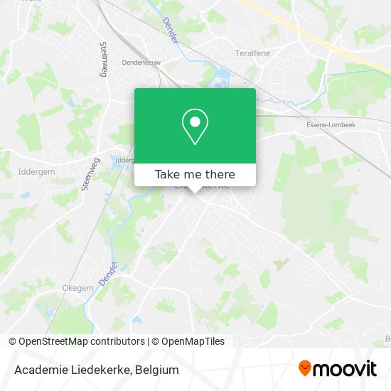 Academie Liedekerke map